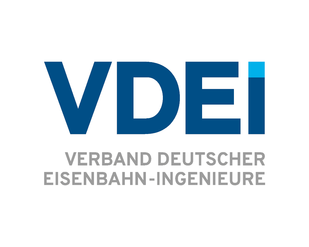 Logo: Die Großbuchstaben V D E I in Dunkelblau auf weißem Grund, das obere Viertel des I ist in einem helleren Blau abgesetzt